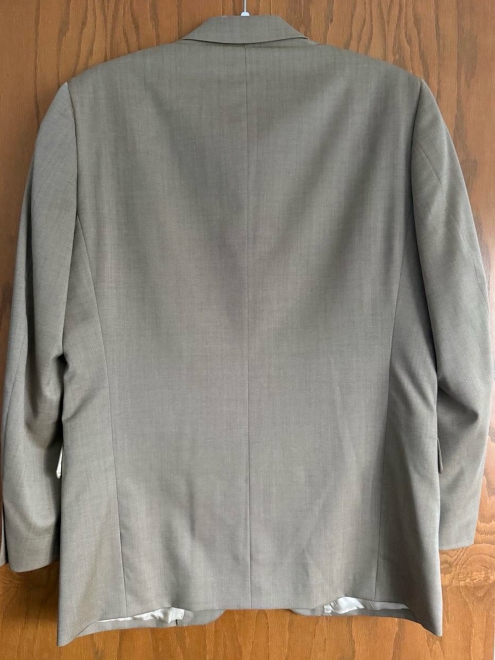 Cesarani Italy 100% Wool Sport Coat Blazer 40R Beige Taupe Trabaldo Togna - Picture 3 of 5